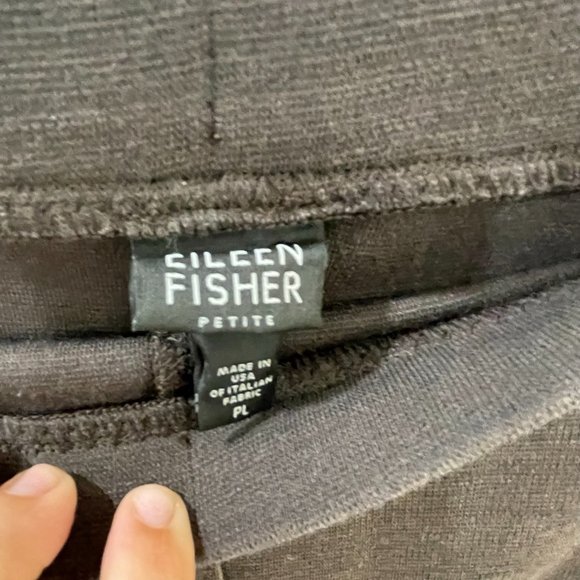 EILEEN FISHER {P/L} Tulip Skirt Chocolate Brown - Picture 5 of 6